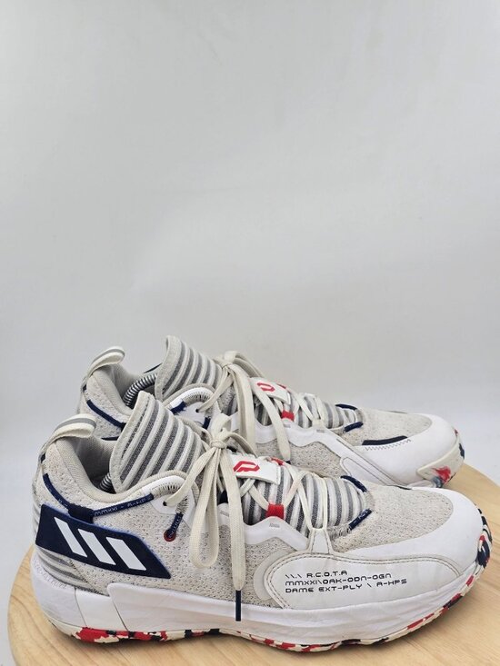 Adidas Dame 7 EXTPLY GCA USA Damian Lillard Basketball Shoe GW2946 Mens  sz 10.5 main image 5